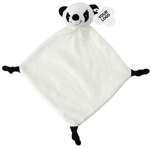 Kroeldoekje Panda geborduurd met naam