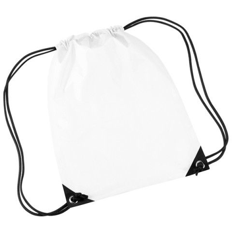 Rug of gym tas bedrukken Wit