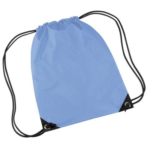 Rug of gym tas bedrukken Ijsblauw