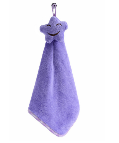 Knuffeldoekje ster Paars