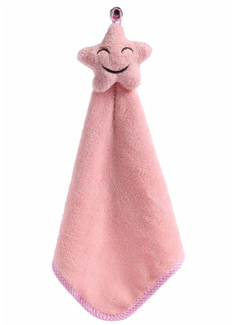 Knuffel doekje Ster Roze